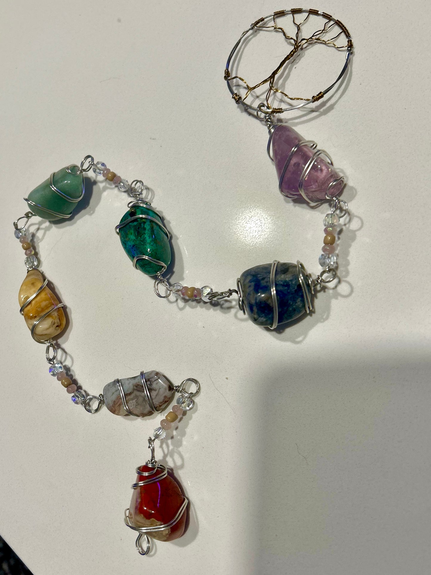 Chakra Stone Suncatcher